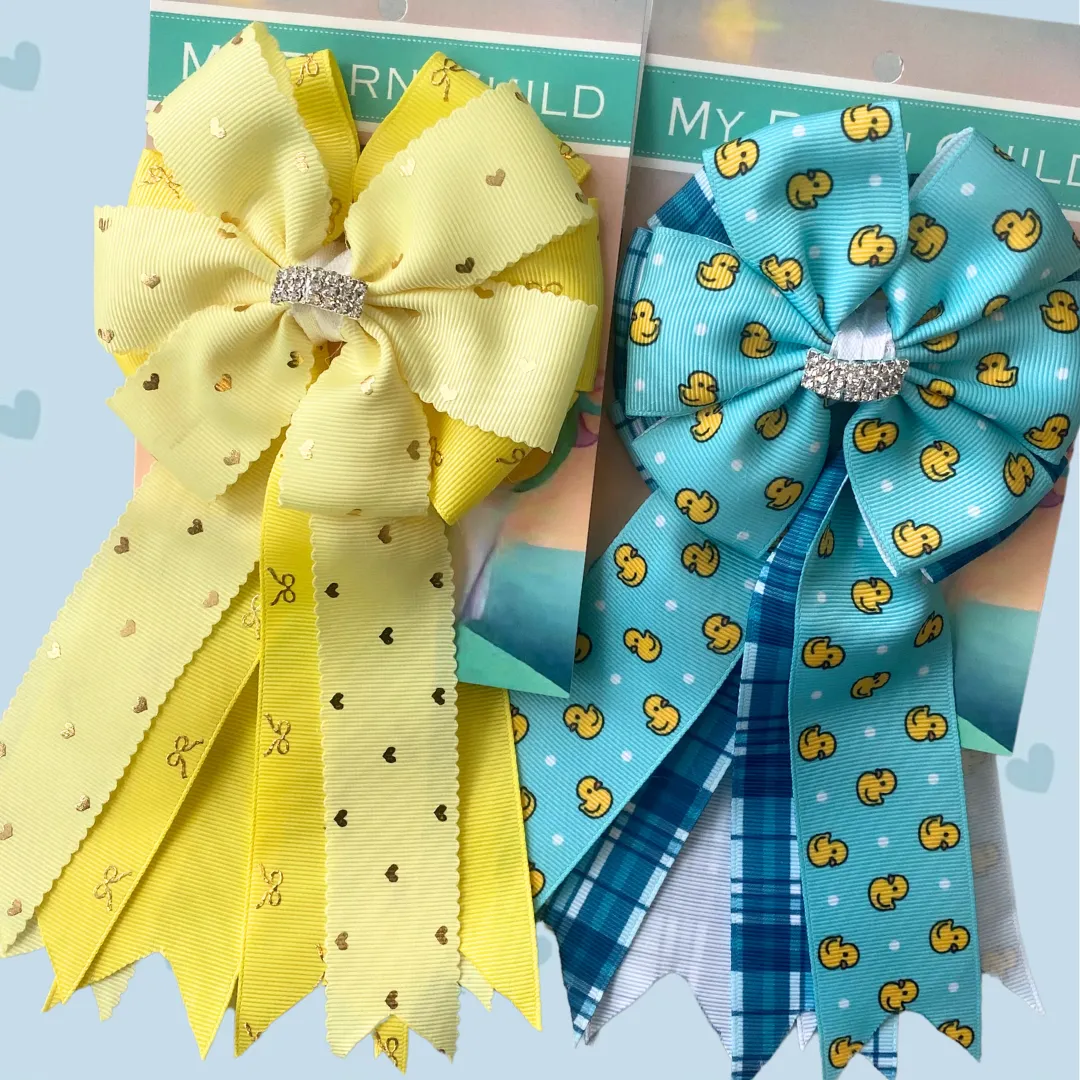 * Show Bows: Double Yellow 💛 NEW