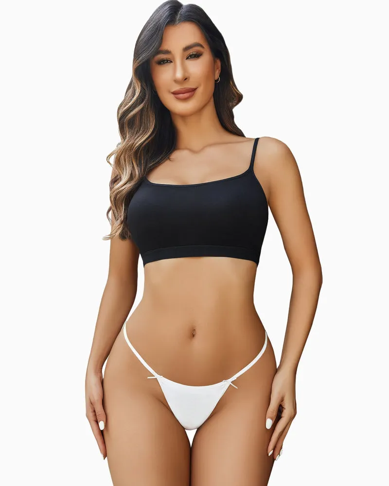3Pcs G-String Thongs Sexy No Show Panties