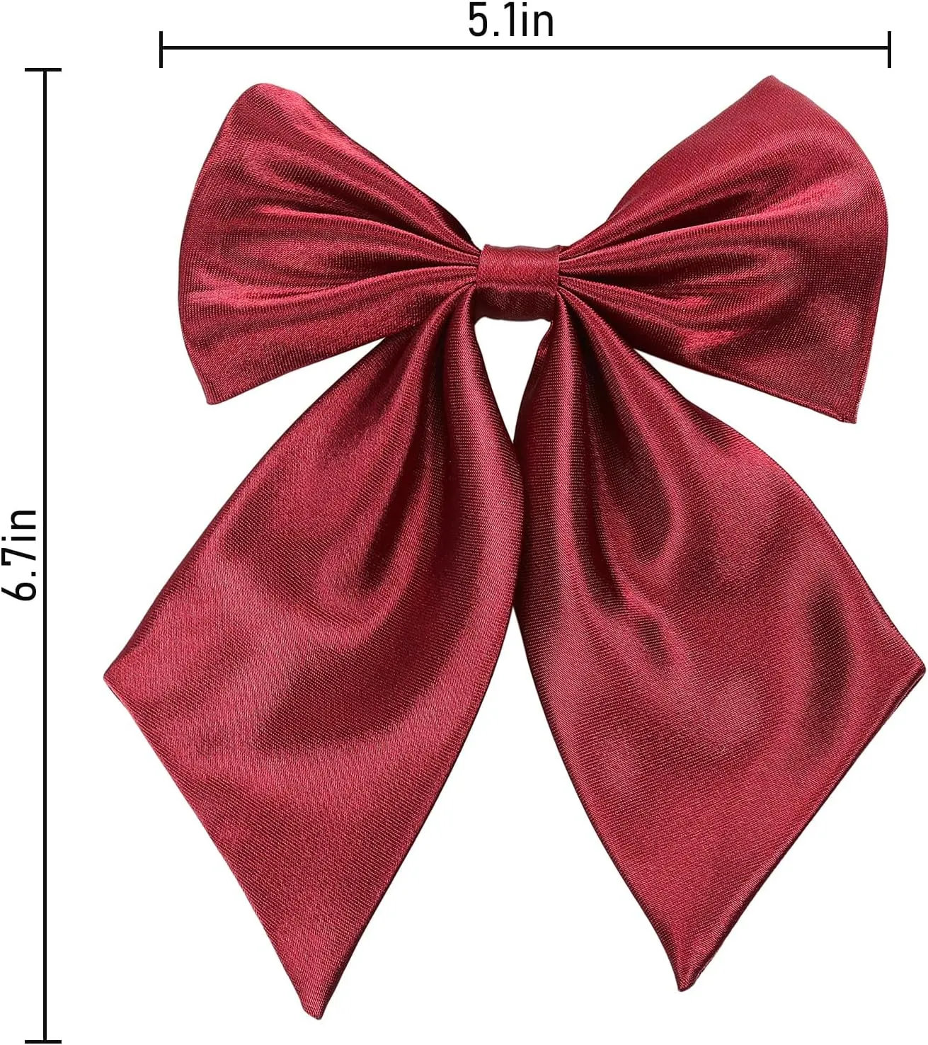 AWAYTR Ladies Adjustable Pre tied Bowtie - Solid Color Bow Ties for Women