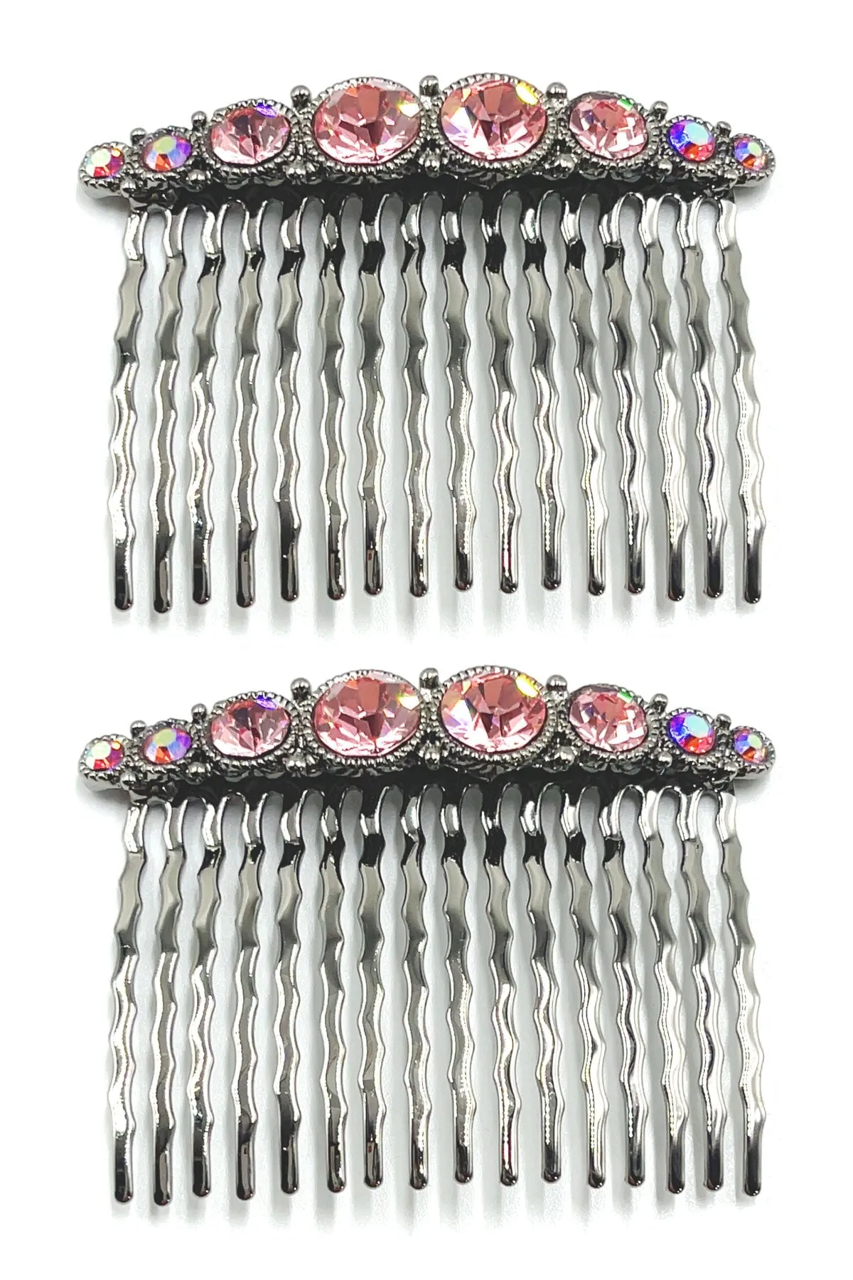 Bejeweled Hair Combs (Pair)
