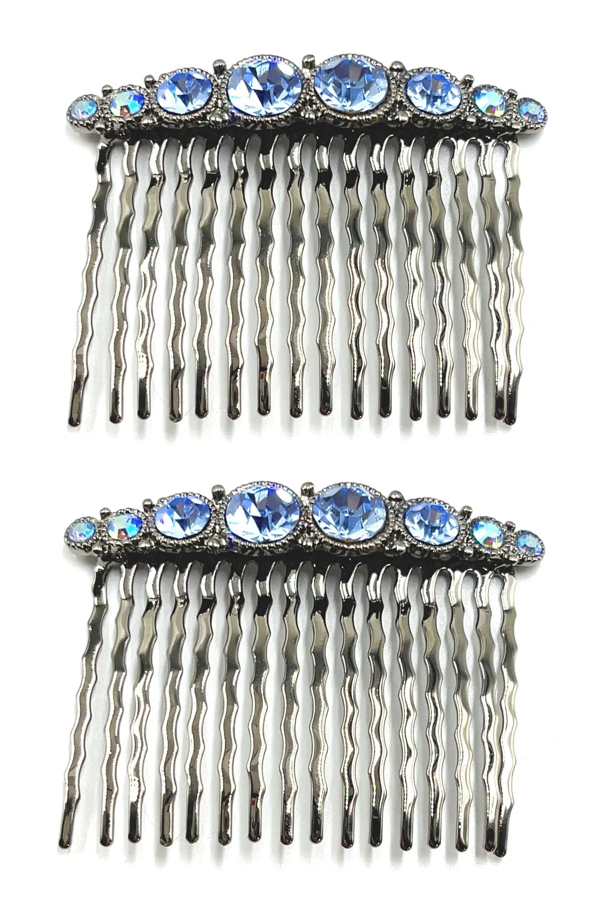 Bejeweled Hair Combs (Pair)