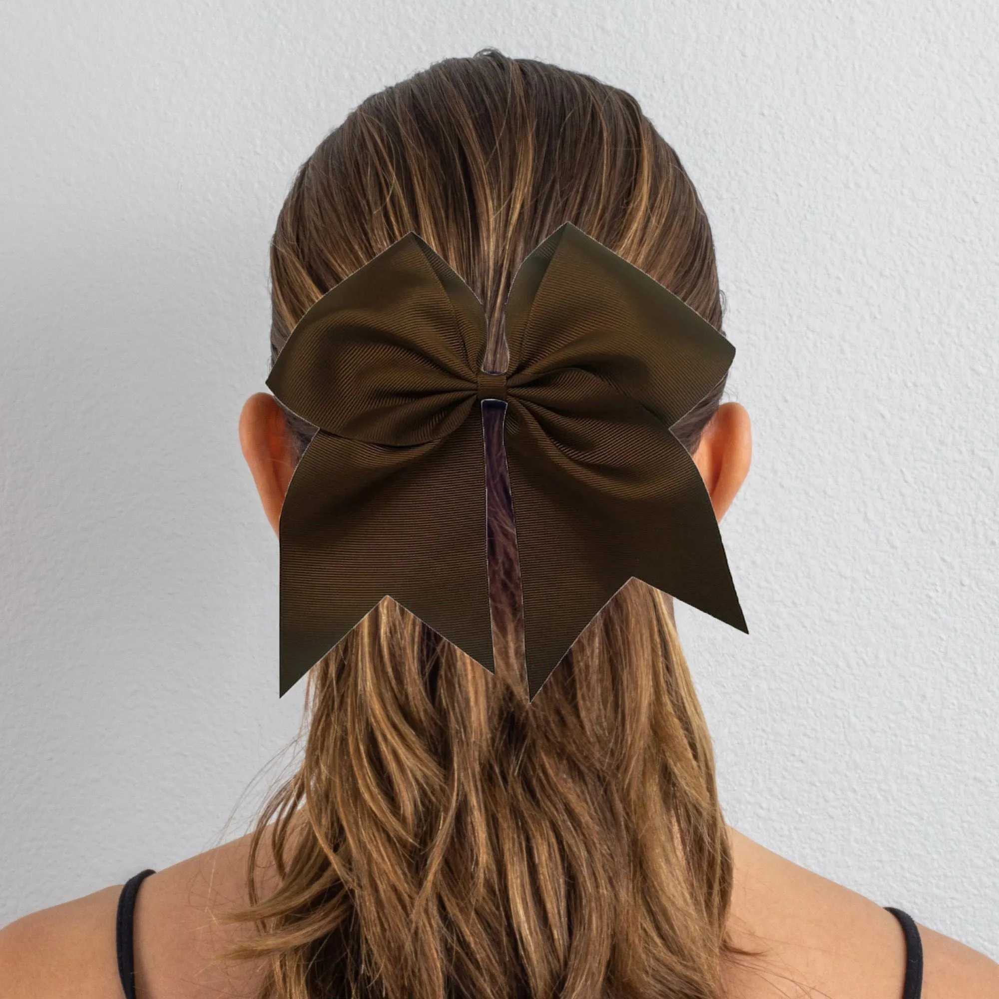 Brown Cheer Bows - 10 Pack