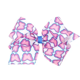 Butterfly California Dreamin' Print Hair Bow on Clippie