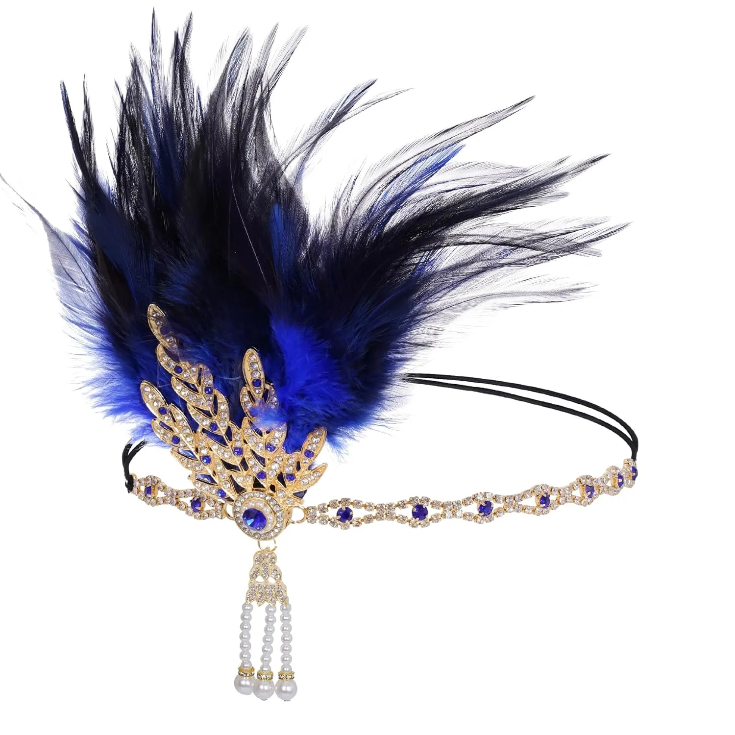 choyaxo Flapper Headband Roaring 20s Headpiece Great Gatsby Headpiece for Women