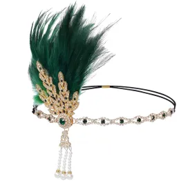 choyaxo Flapper Headband Roaring 20s Headpiece Great Gatsby Headpiece for Women