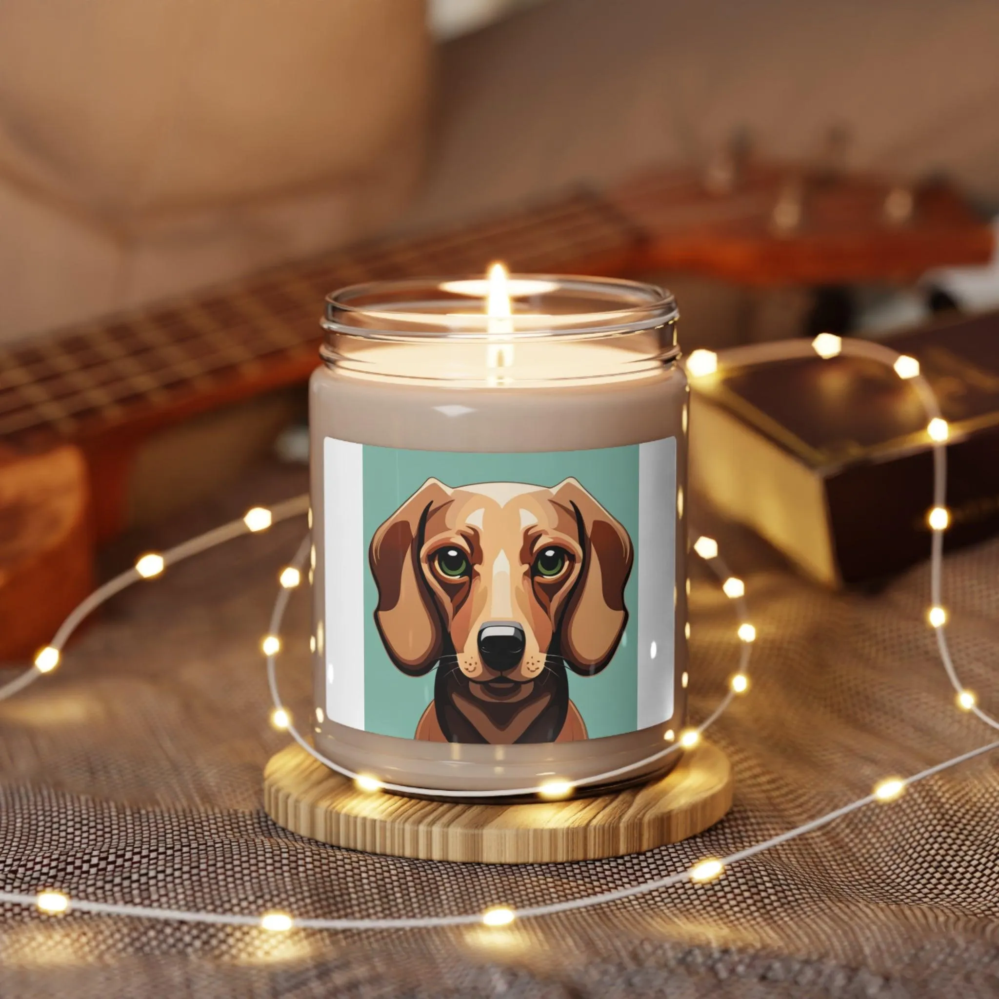 Dachshund Candle Scented Soy Candle, 255g