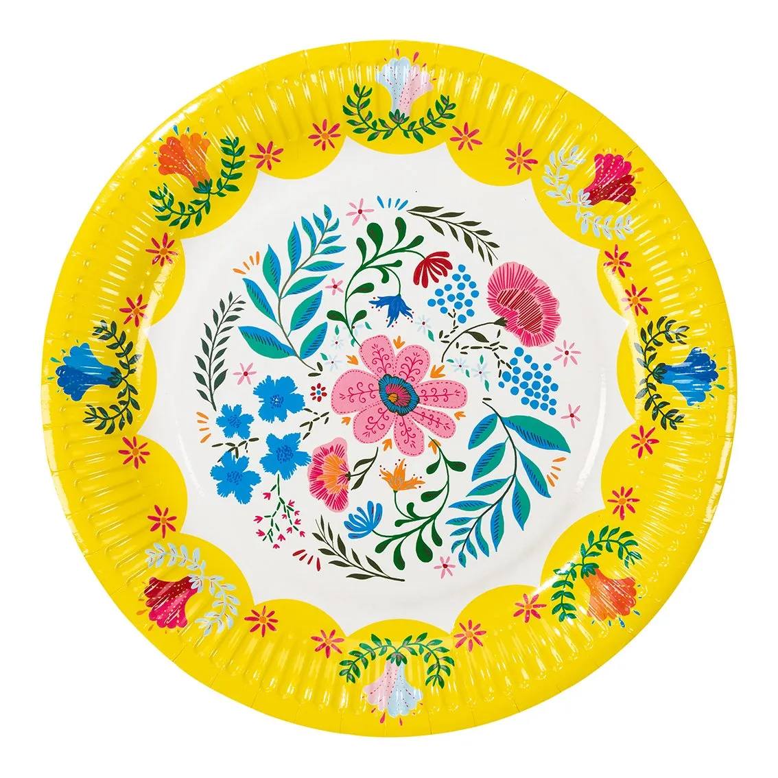 Floral Paper Plates - 12 Pack