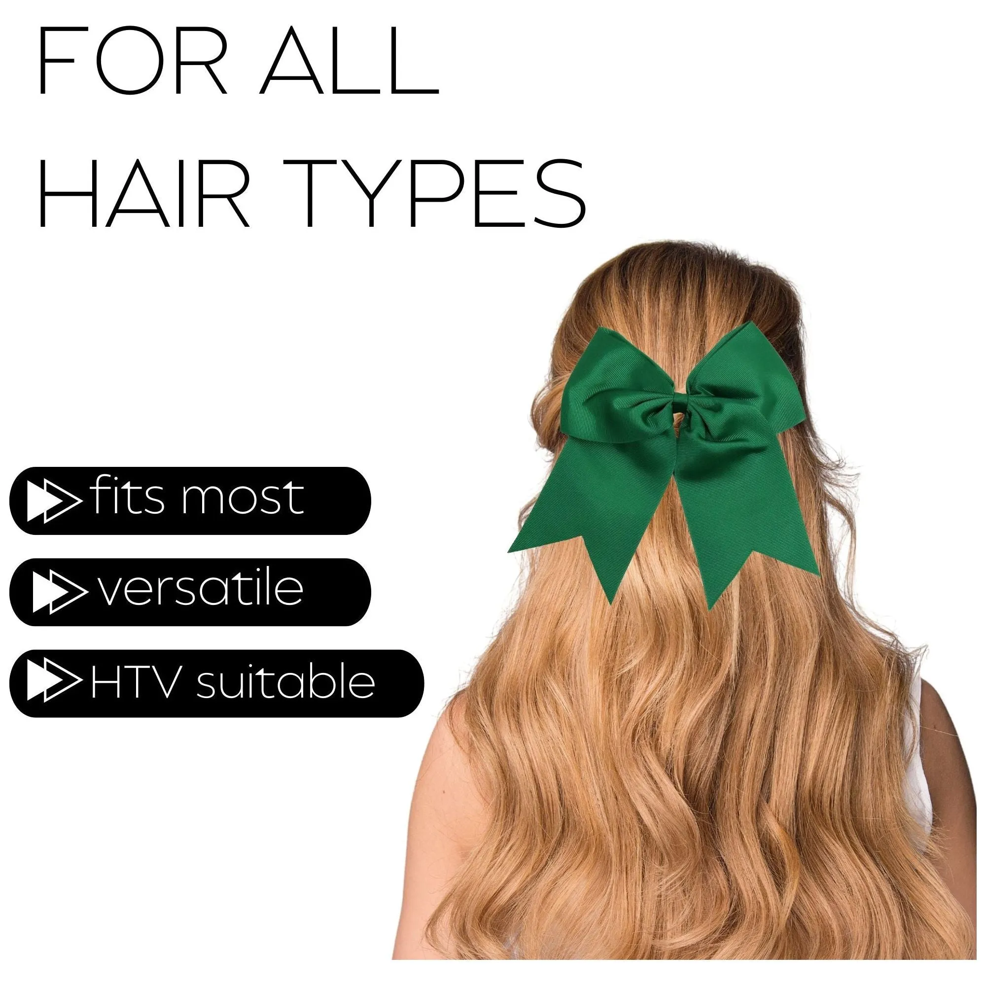 Forest Clip Hair Bows - 10 Pack
