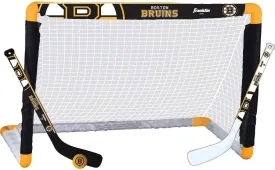 Franklin Sports NHL Mini Hockey Set - Kids Indoor Knee Hockey Goal, Ball,   2 Stick Combo - Youth Team Indoor Toy Set - Official - Ages 3 