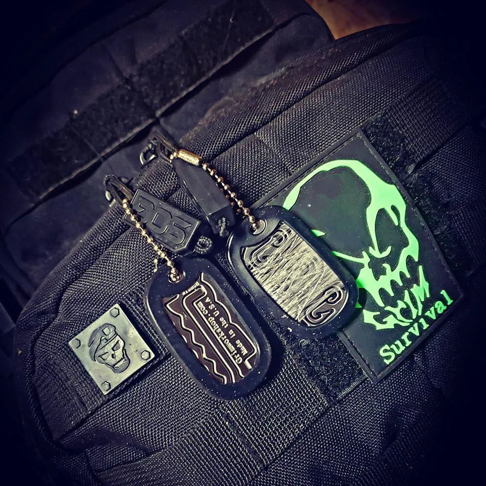 Grim Key Dog Tag: Tactical Lock Pick Set