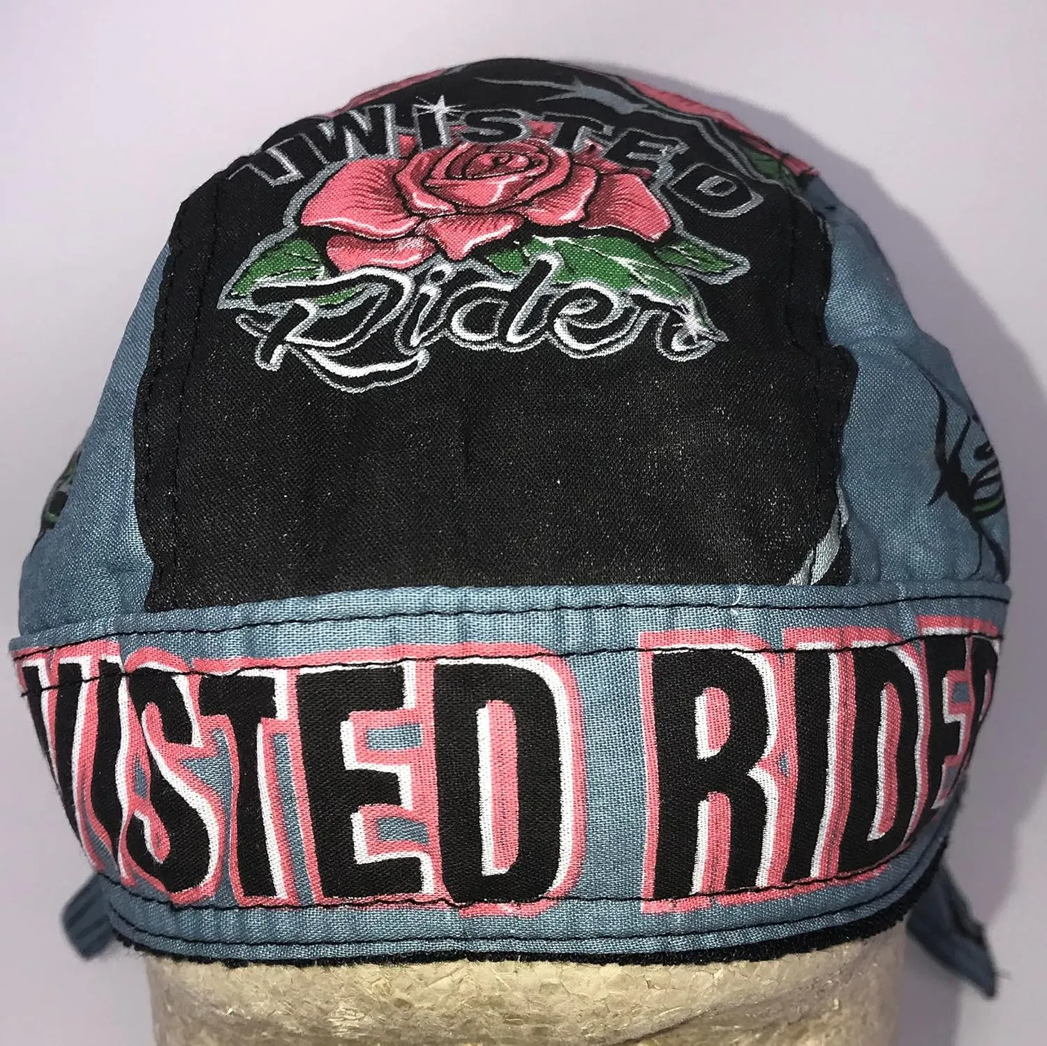 Head Wrap Durag Doo Rag Biker Skull Cap Hat Helmet Liner Moisture Wicking Sweatband