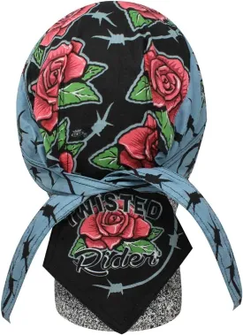 Head Wrap Durag Doo Rag Biker Skull Cap Hat Helmet Liner Moisture Wicking Sweatband