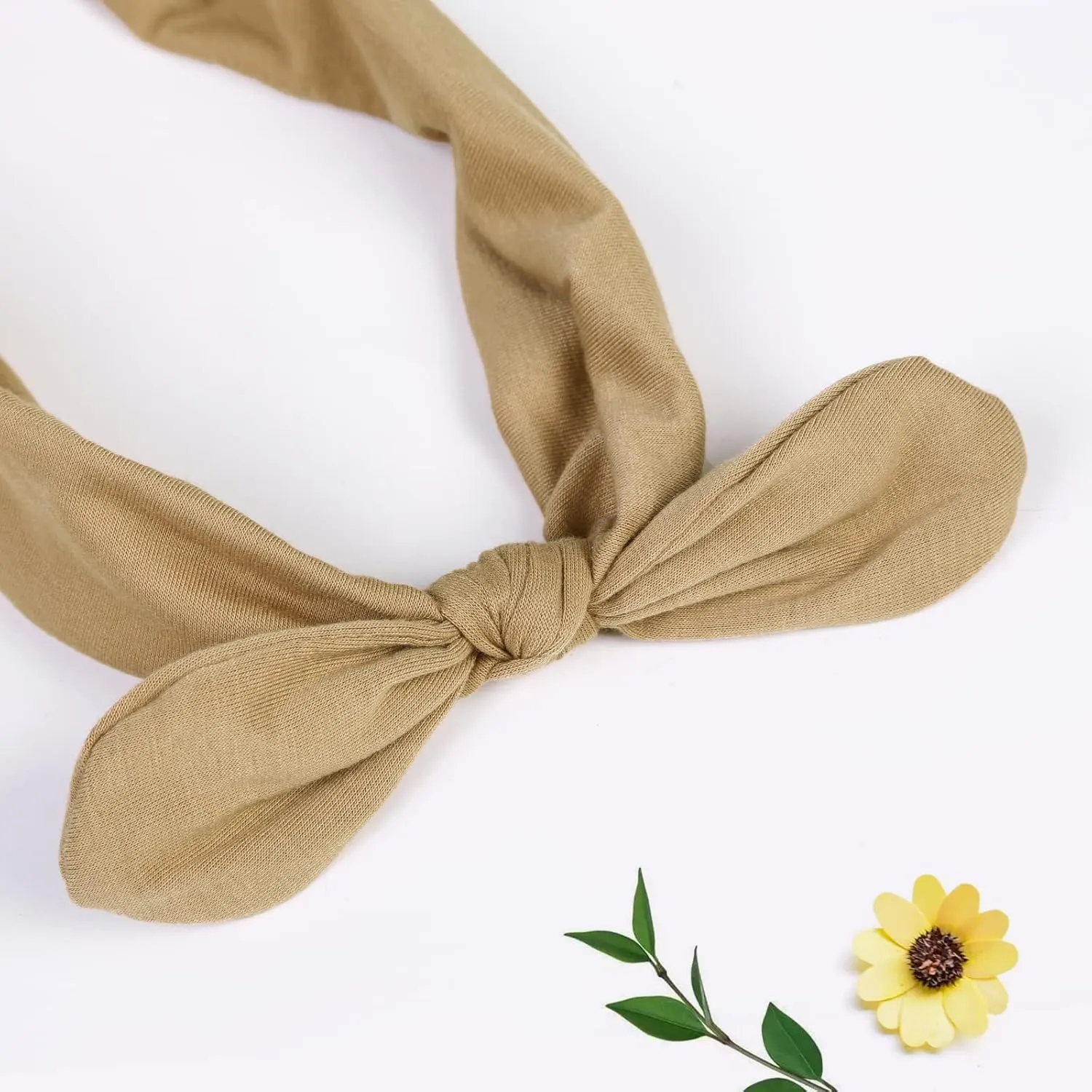 Huachi 12 Pack Bow Headbands for Women Elastic Hair Band Headwraps Knotted Headband Rabbit Ears Turban Fashion Sport Cute Hair Accessories