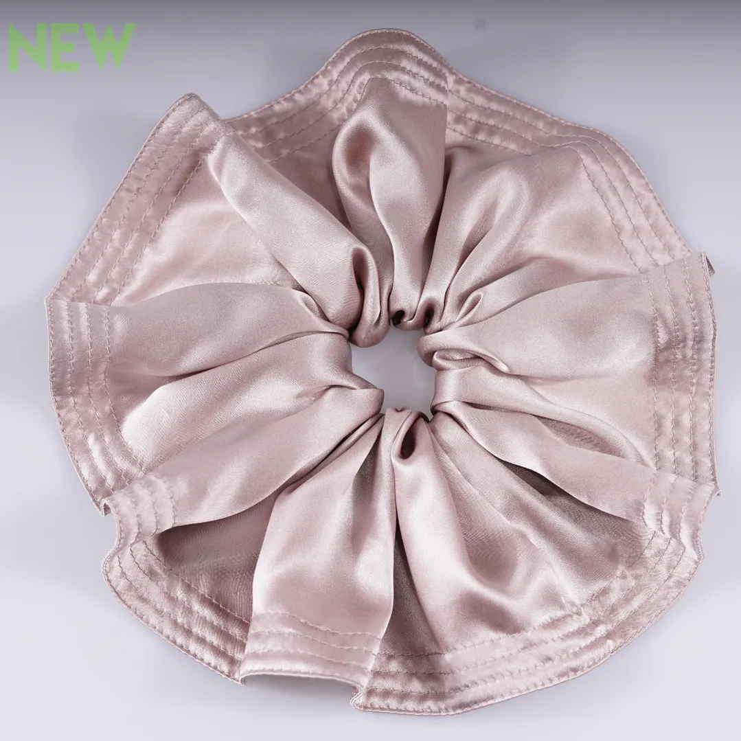 Jumbo Silk Scrunchies Custom Wholesale