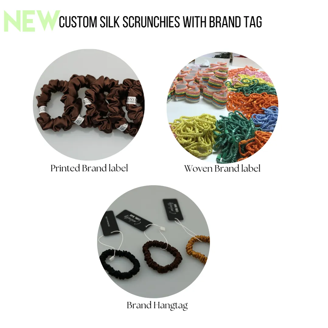 Jumbo Silk Scrunchies Custom Wholesale