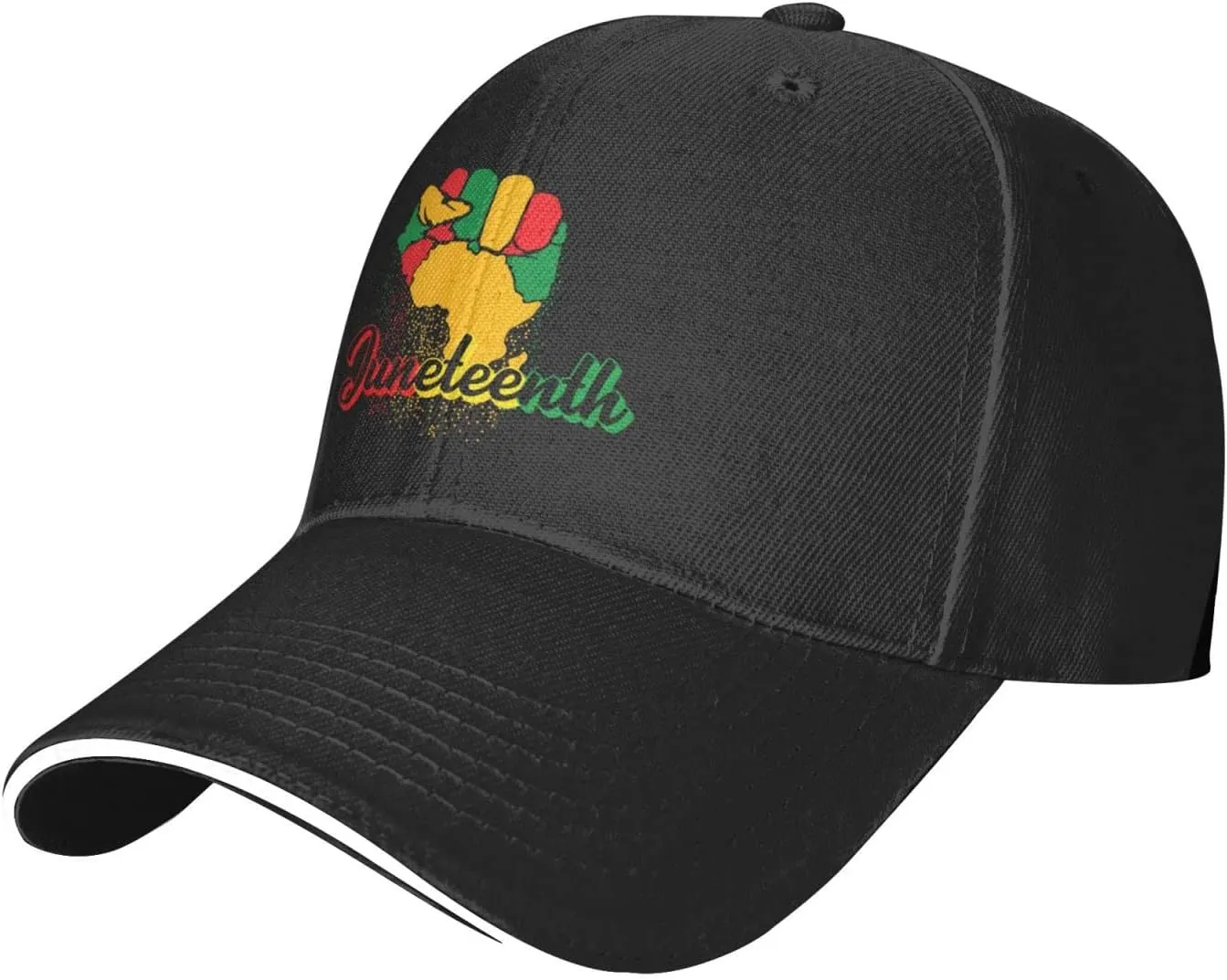 Juneteenth Fist Freedom Day Hat Baseball Cap Sports Casquette Men Women Adjustable Leisure Dad Trucker Hat