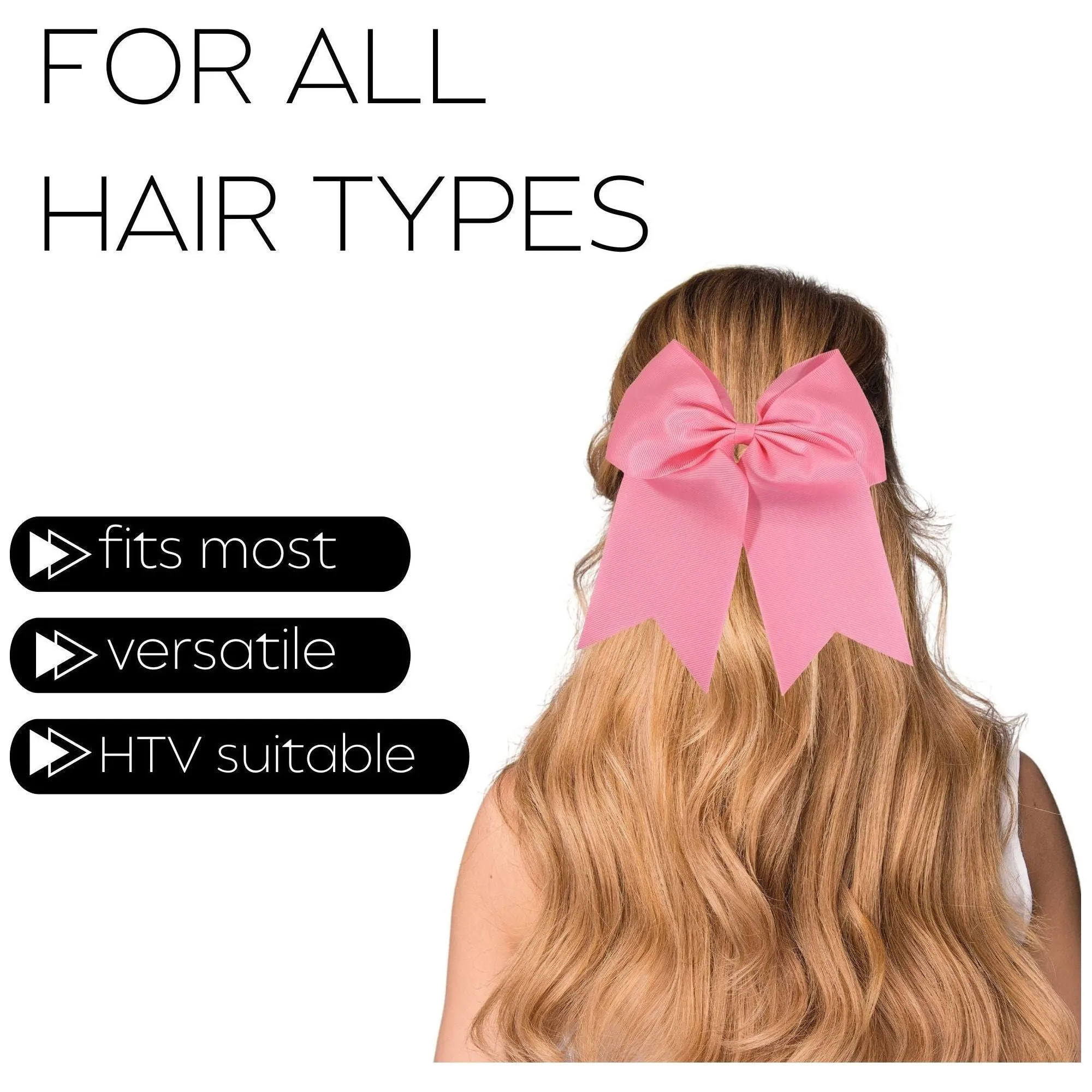Light Pink Clip Hair Bow