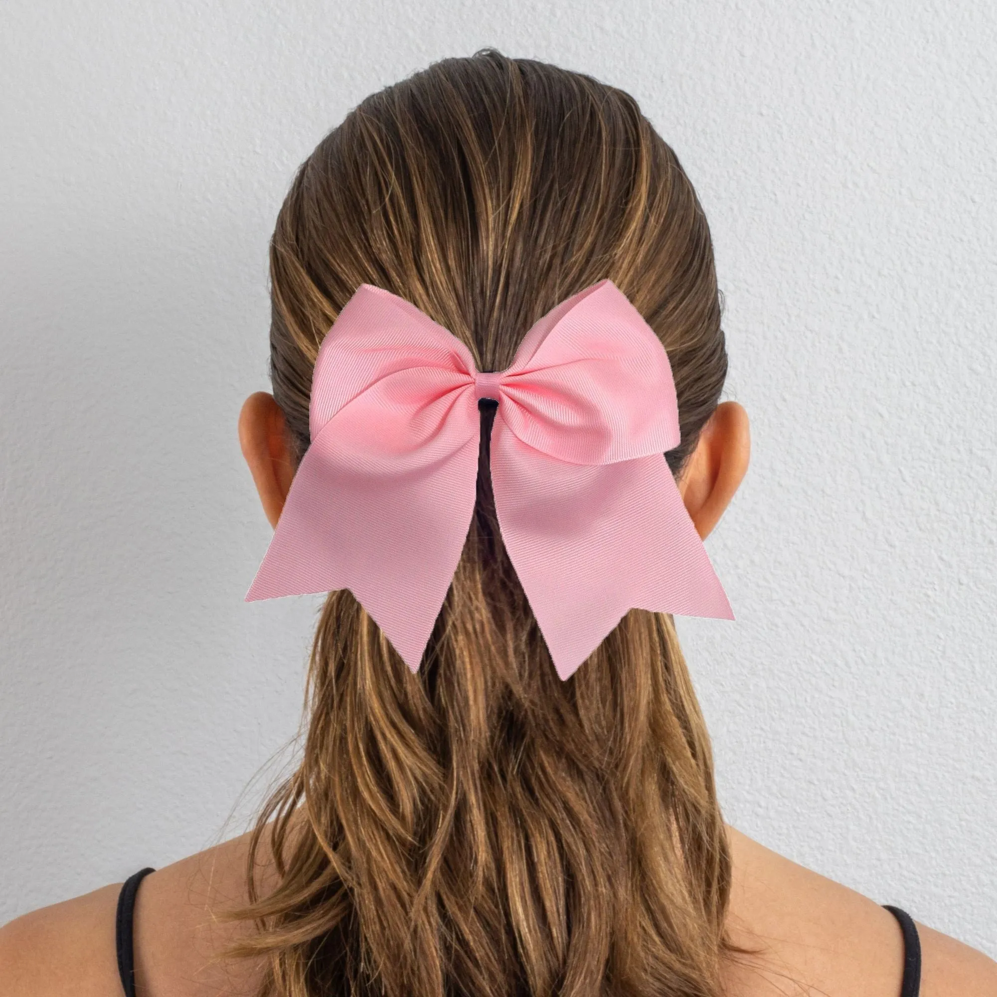 Light Pink Clip Hair Bow