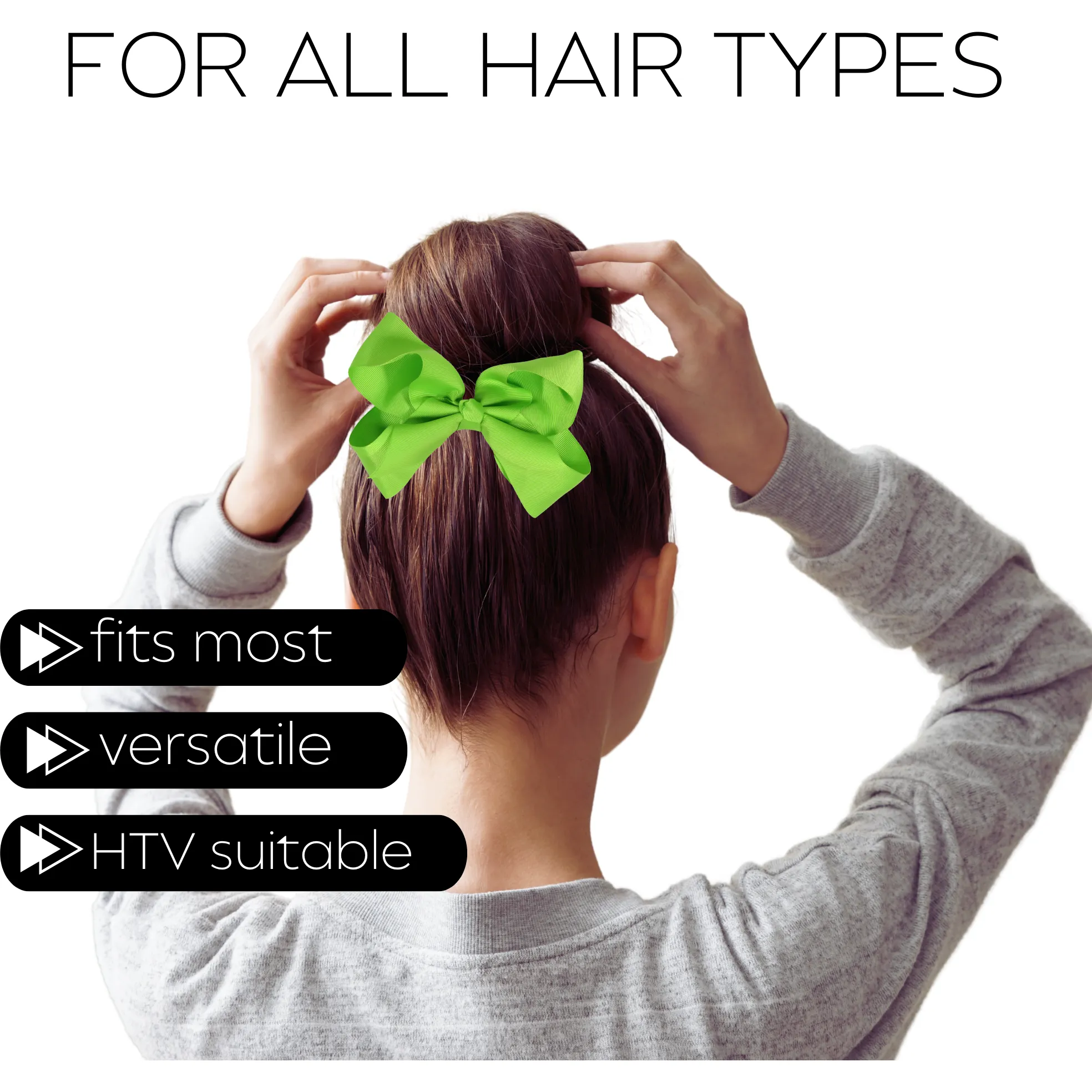Lime Classic Hair Bow