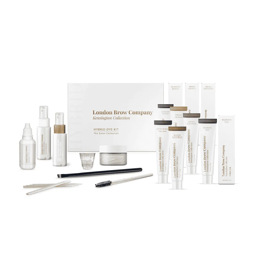 London Hybrid Dye Brow Stain XL Salon System Kit