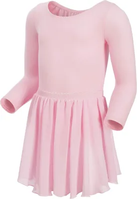 Magic Town Long Sleeve Leotards Dance Dress for Girls Toddler Leotard Ballet Skirt