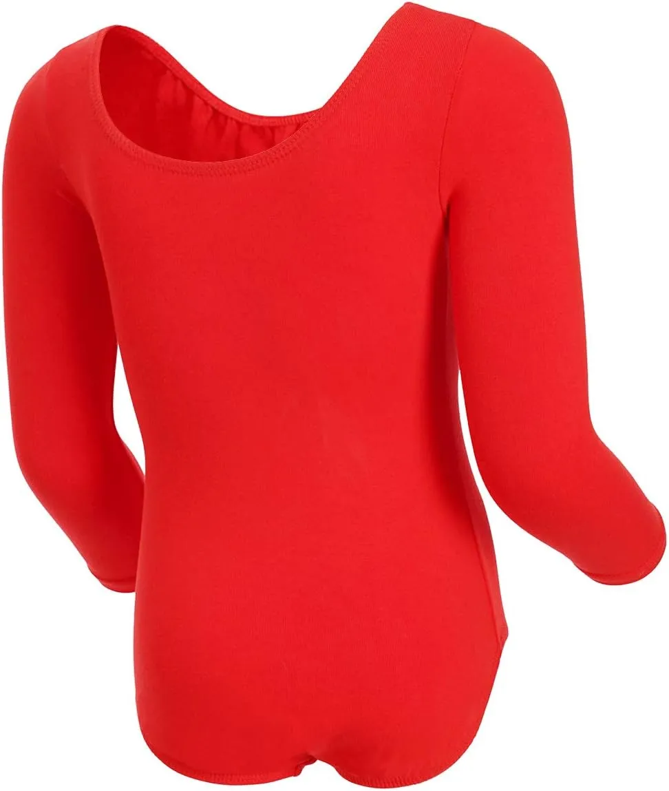 Magic Town Long Sleeve Leotards Dance Dress for Girls Toddler Leotard Ballet Skirt