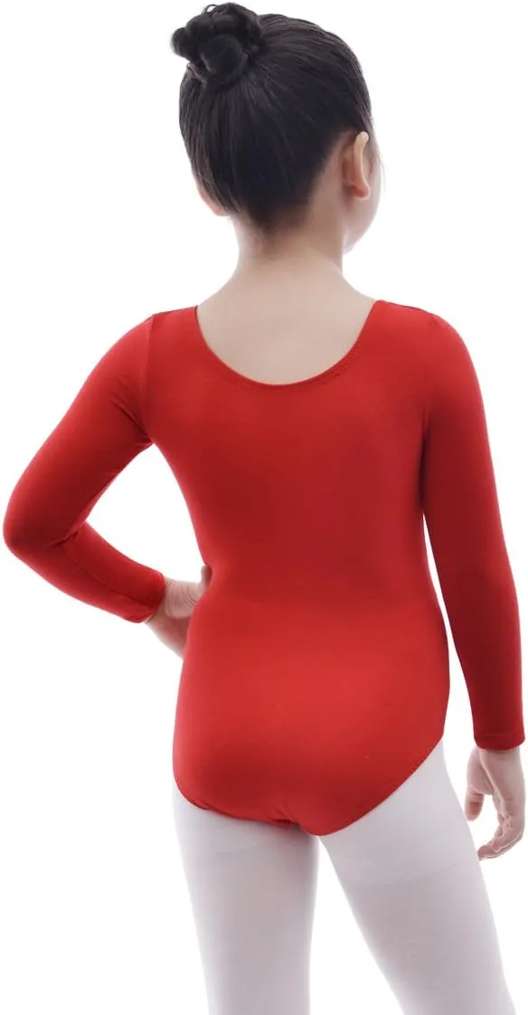 Magic Town Long Sleeve Leotards Dance Dress for Girls Toddler Leotard Ballet Skirt