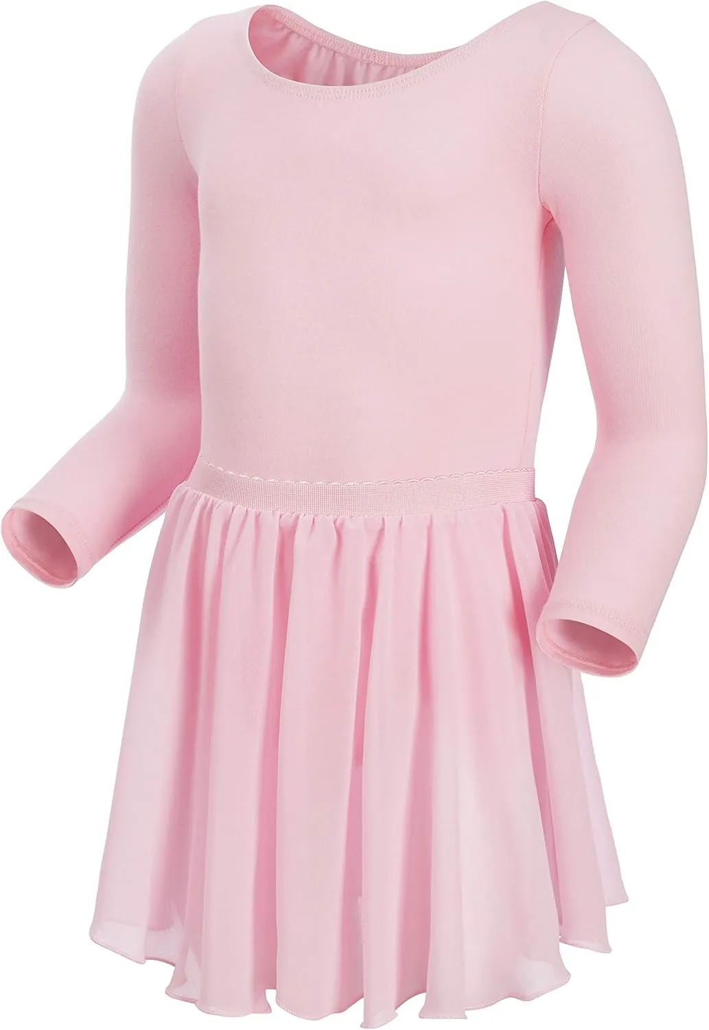 Magic Town Long Sleeve Leotards Dance Dress for Girls Toddler Leotard Ballet Skirt