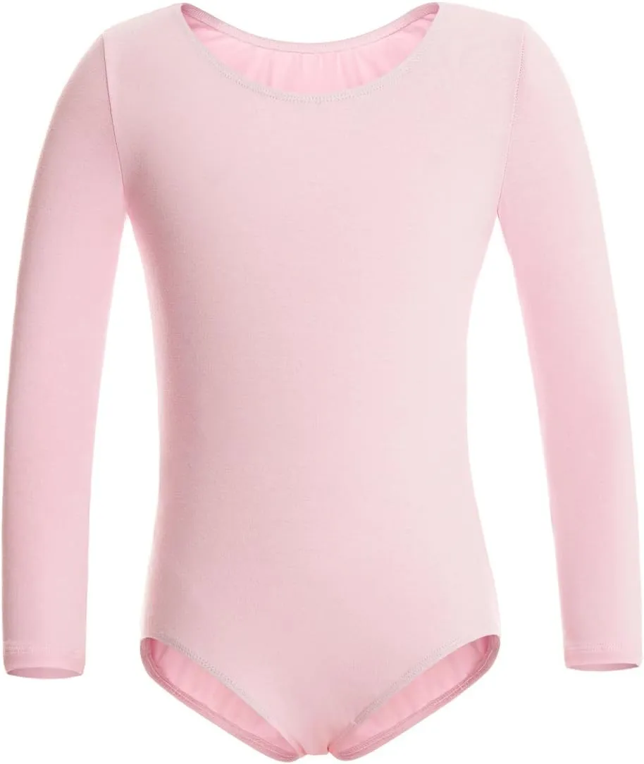 Magic Town Long Sleeve Leotards Dance Dress for Girls Toddler Leotard Ballet Skirt