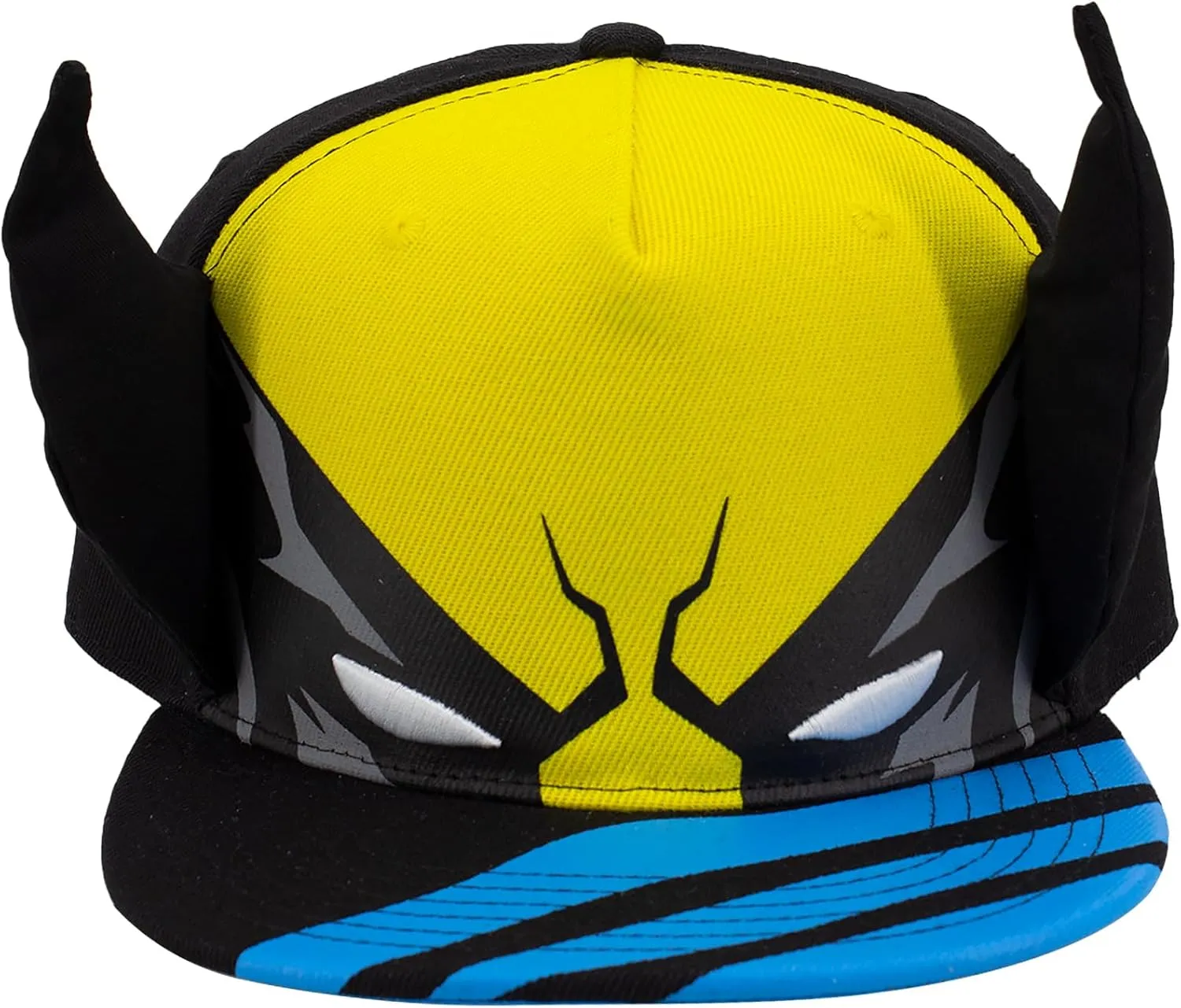 Marvel X-Men Baseball Hat, Wolverine Adjustable Flat Brim Snapback Hat