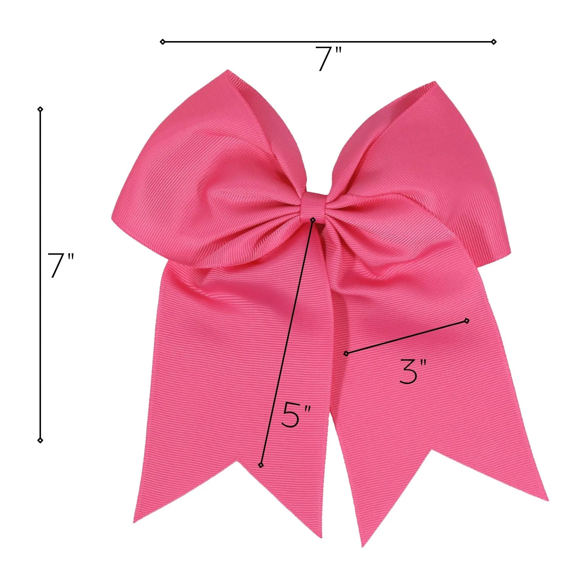 Medium Pink Cheer Bow