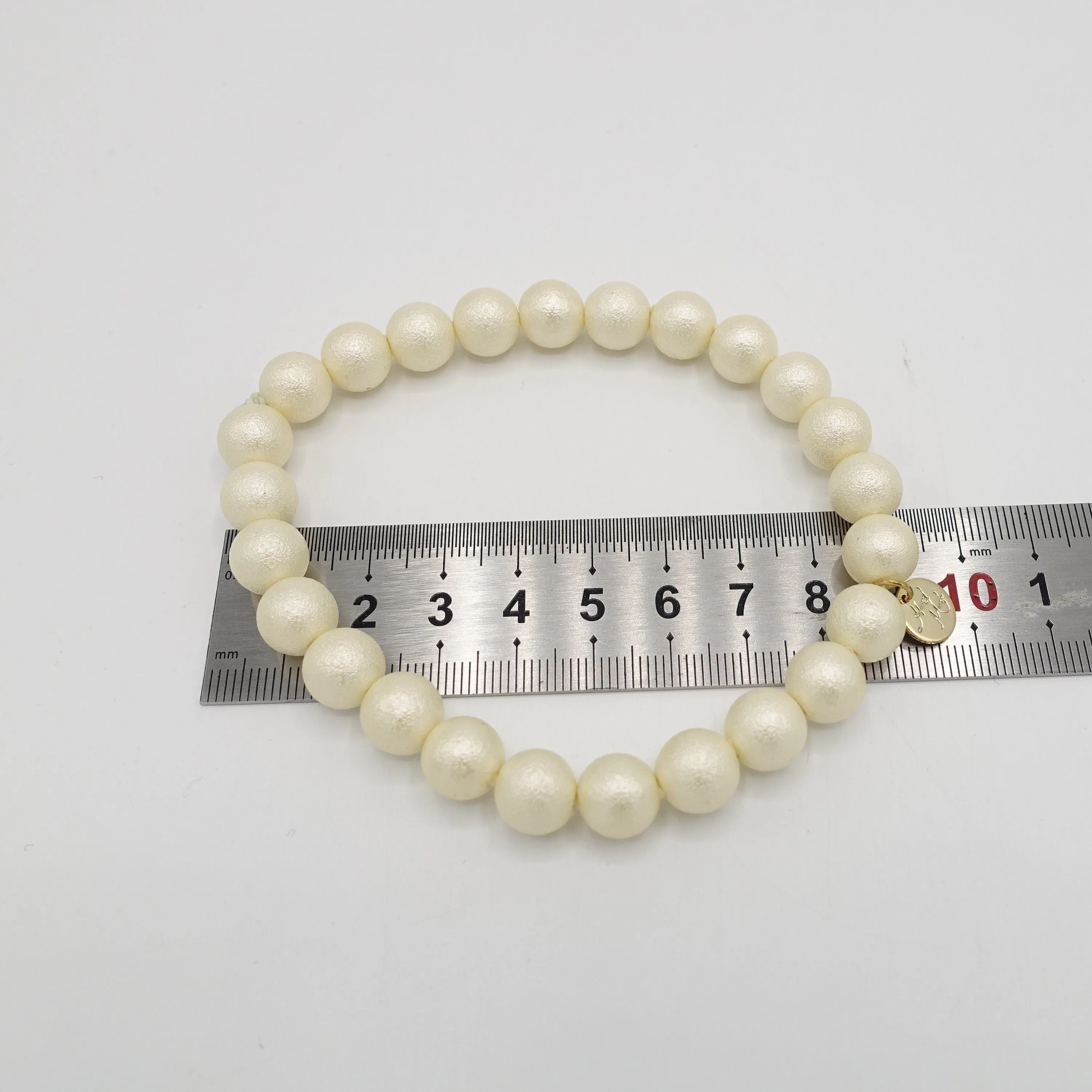 pearl bun holder hair elastic for women