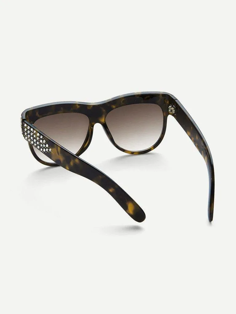 Rhinestone Decorated Sunglasses
