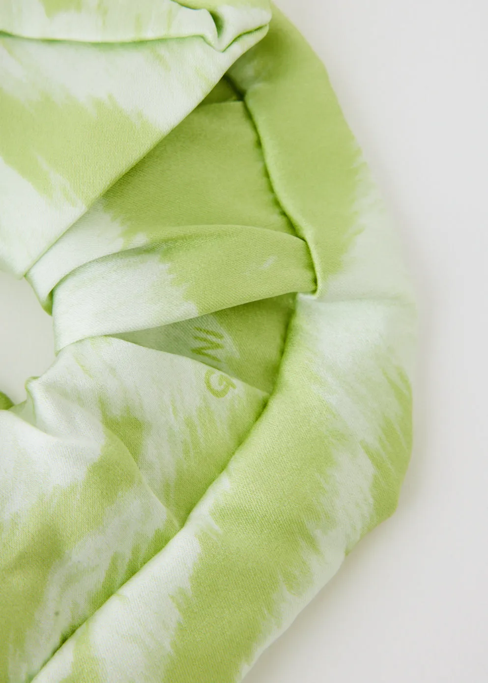 Satin Printed Scrunchie