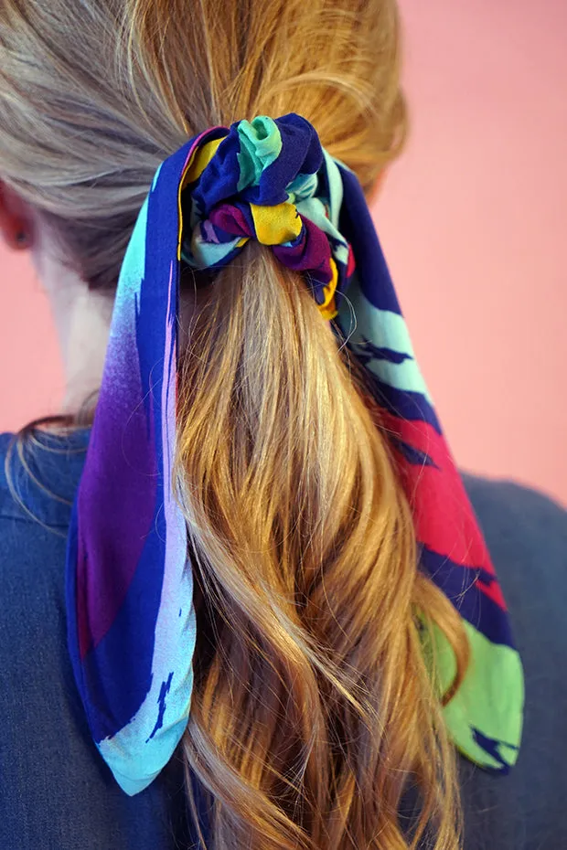 Scrunchy Rainbow Zebra Accessory