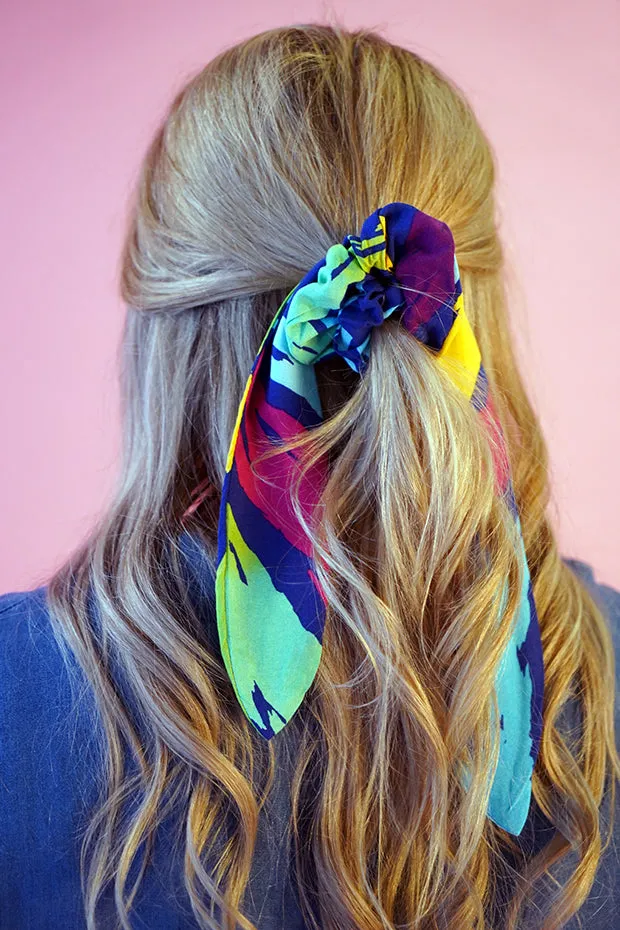 Scrunchy Rainbow Zebra Accessory