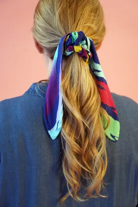 Scrunchy Rainbow Zebra Accessory