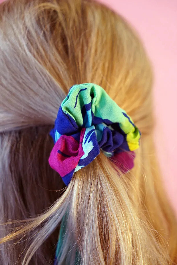 Scrunchy Rainbow Zebra Accessory
