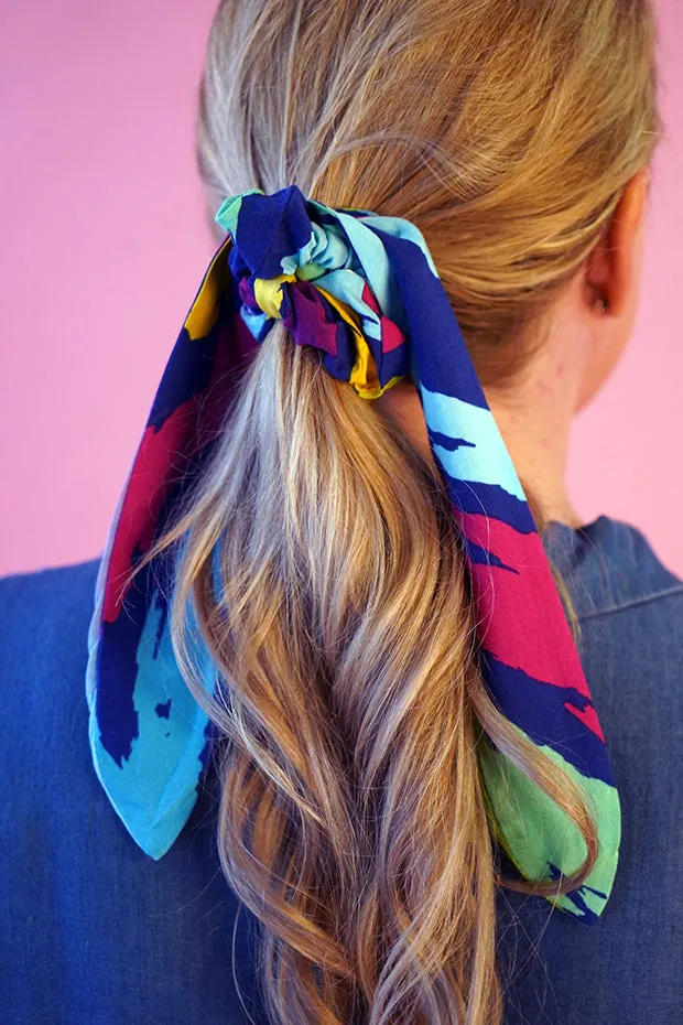 Scrunchy Rainbow Zebra Accessory
