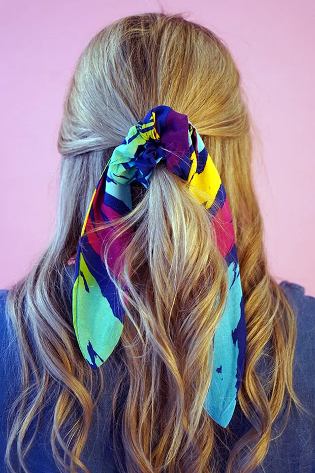Scrunchy Rainbow Zebra Accessory