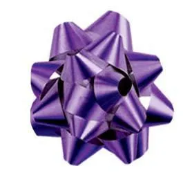 Star Bow, Purple 3.5" | 1 ct