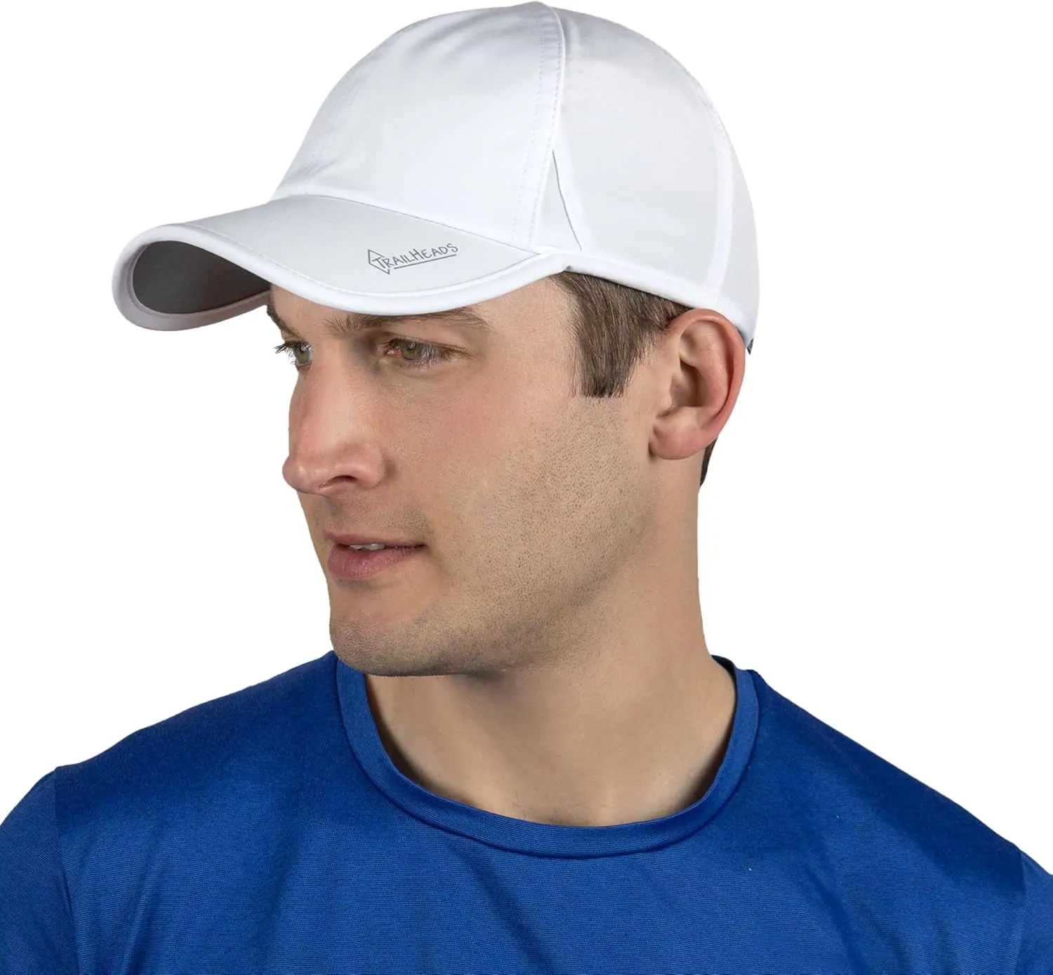 TrailHeads Mens Running Hat with UV Protection | Quick Dry Sports Hats for Men | UPF 50 Hats | Summer Hats for Men