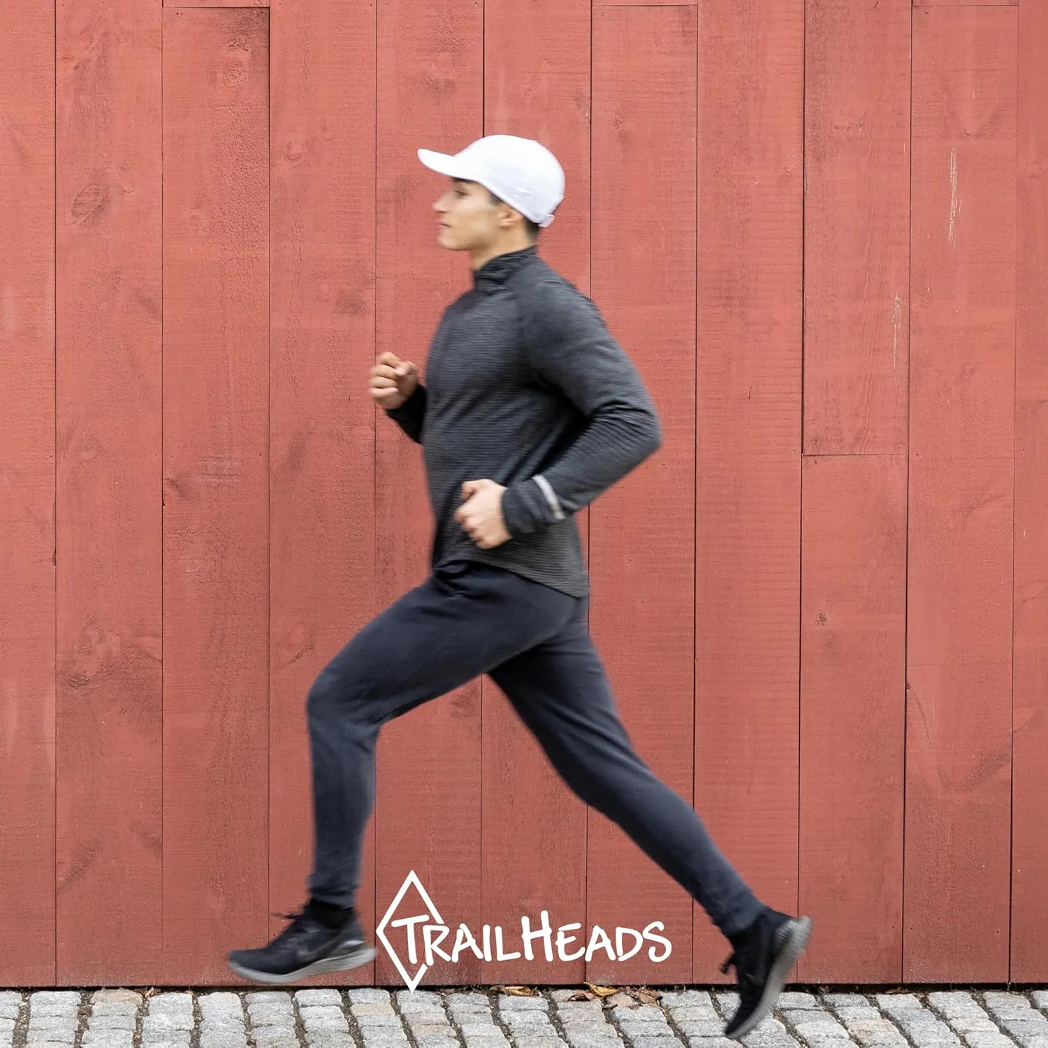 TrailHeads Mens Running Hat with UV Protection | Quick Dry Sports Hats for Men | UPF 50 Hats | Summer Hats for Men