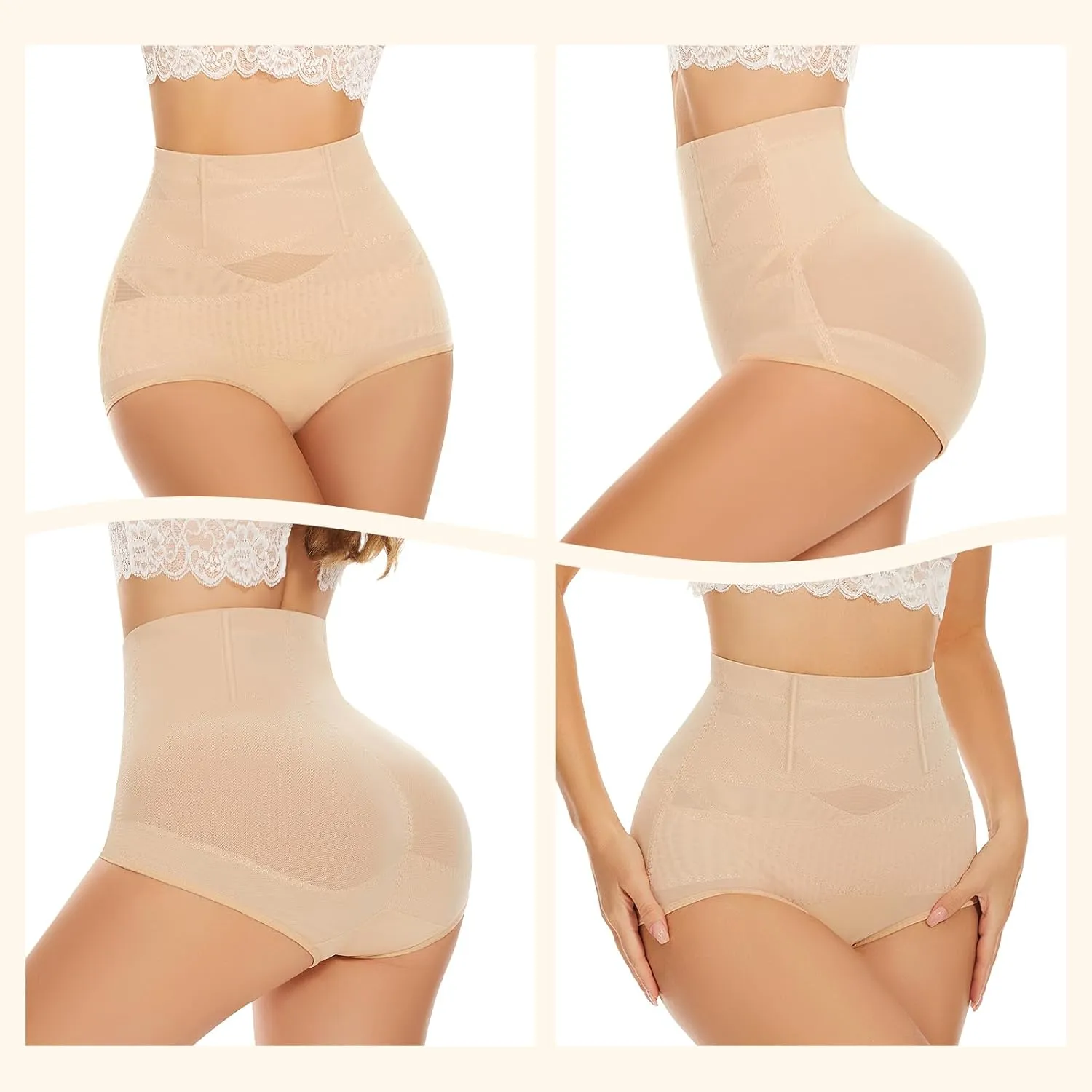 YADIFEN Tummy Control Shapewear for Women High Waisted Panties Slimming Body Shaper Compression Underwear Stomach Girdle