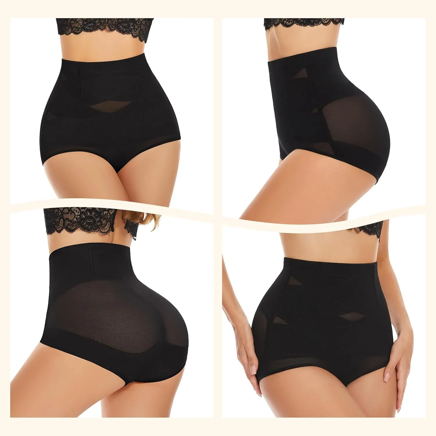 YADIFEN Tummy Control Shapewear for Women High Waisted Panties Slimming Body Shaper Compression Underwear Stomach Girdle